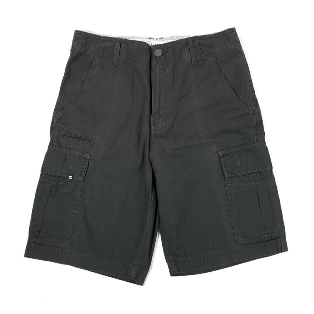 Billabong Scheme 22 Inch Dark Gray Ripstop Utility Cargo Shorts Active Mens 30